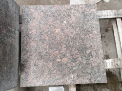 Flamed Red Color Tan Brown Granite Paver Tiles