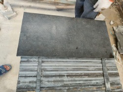 China Natural Dark Grey Bluestone Patio Paver Slabs Manufacturer