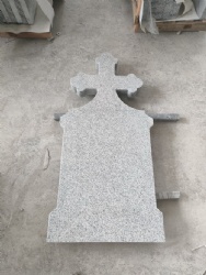 China G603 Grey Granite Cross Monument